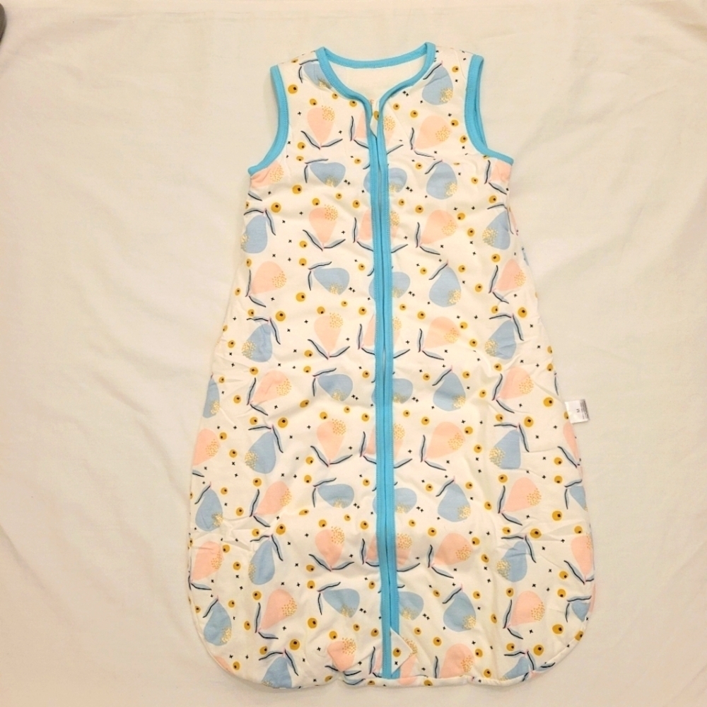 Beebaba baby wearable sleeveless blanket 100% organic cotton size medium